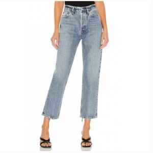 NWT Agolde Lana Crop Jean In Emulsion 29
